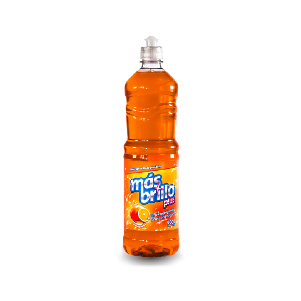Detergente Plus Mas Brillo NAranja
