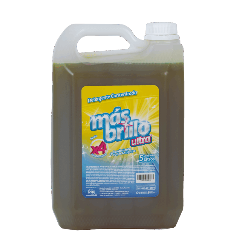Detergente Concentrado 30% 5 Lts
