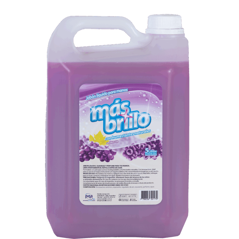 Jabón Liquido para Manos Uva 5 Lts