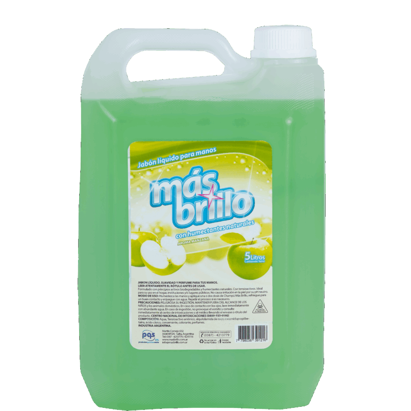 Jabón liquido para Manos Manzana 5 Lts.