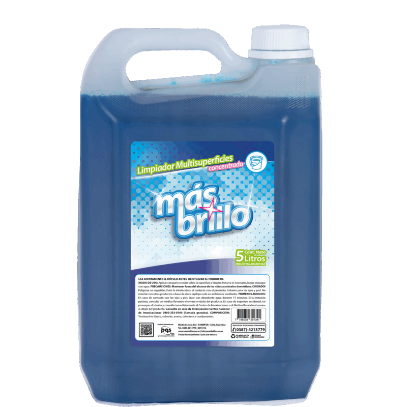 Limpiador Multiuso Concentrado 5 Lts.