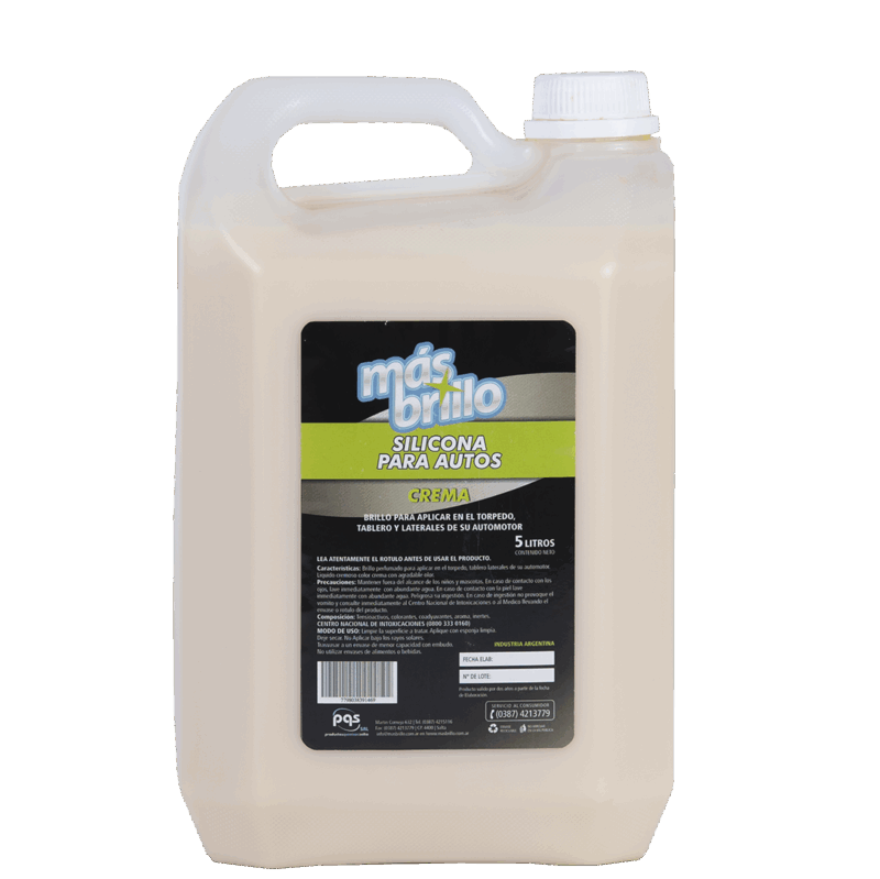 Silicona Crema 5 Lts.