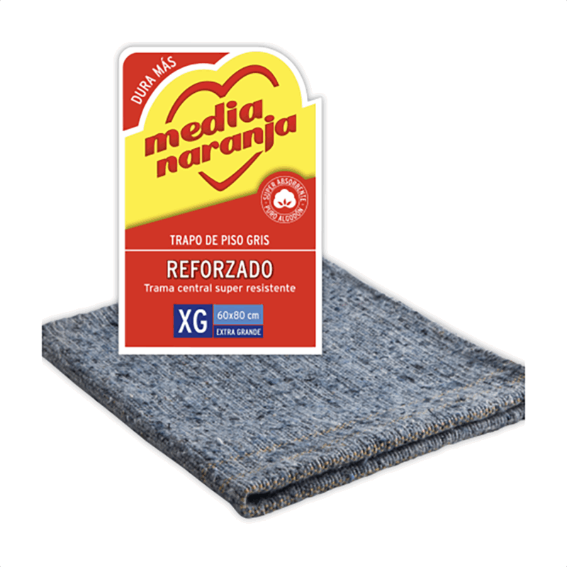 Trapo de piso Media Naranja XG