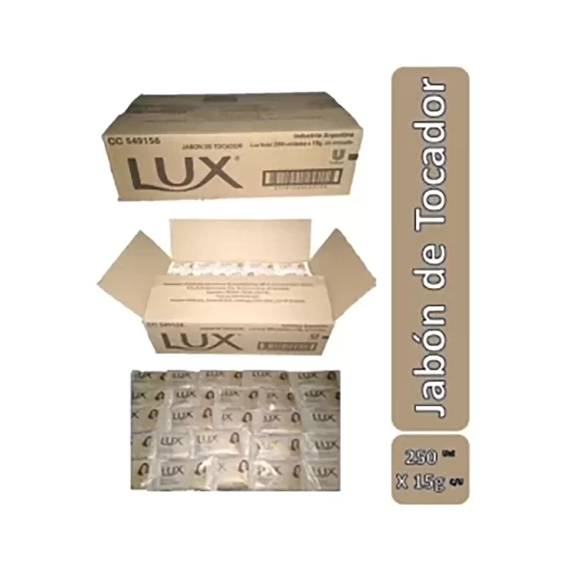 Jabón Hotelero Lux 15grs x 250unidades